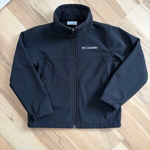 Columbia Jacket Youth Kids XS 6-7 Softshell Fleece Lined Full Zip Outdoor
